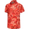 KYKU Mens Button Down Hawaiian Shirts Summer Accessories, Abstract Pattern,