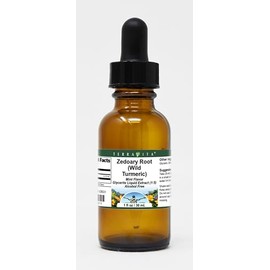 Zedoary Root (Wild Turmeric) - Glycerite Liquid Extract (1:5) - Mint Flavored (1 fl oz, ZIN: 428531)