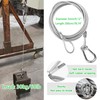 Mad Owl Safety Rope Fixing Device, Stage Light Safety Cable,Transparent