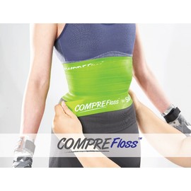 Sanctband 2 Pack Product of Malaysia Level 1 Light 2" X2m Comprefloss FlossBand Recovery Band Flossing Sore Muscles Increasing Mobility Stretch Reducing Soreness Improving Movement Reducing Soreness