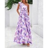 BTFBM Women Summer One Shoulder Floral Wedding Guest Dresses Sleeveless