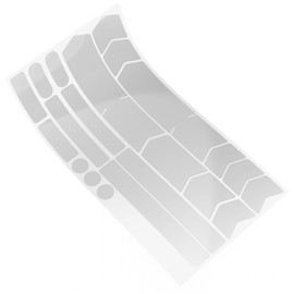 Blackshell® Bicycle Protective Film Transparent – Sticker Bicycle for e.g. Trekking Bike, MTB, Road Bike or E-Bike – 21-Piece Set Bicycle Sticker Frame