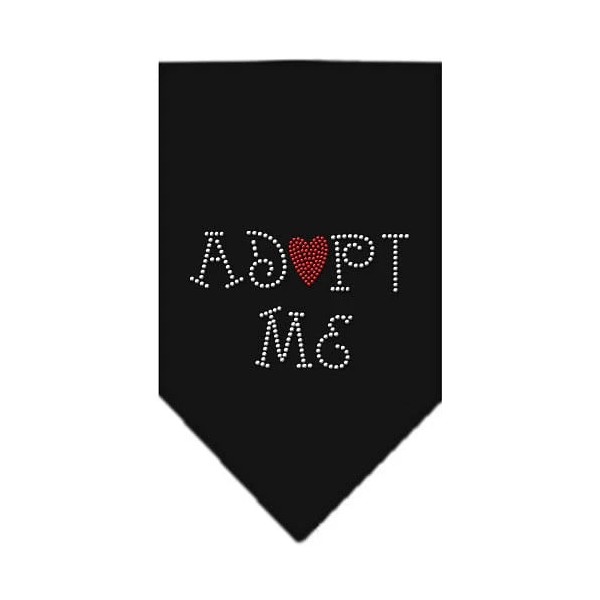 Adopt Me Rhinestone Bandana Black Small