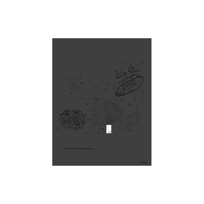 Polaris Ranger Screw, HI/LO, Genuine OEM Part 7520055, Qty 1