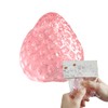 1 Pcs Strawberry Pinch Fun, Decompression Venting Toys, Vivid Strawberry