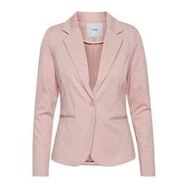 ICHI IHKATE BL Women's Blazer, Short Stretch Jacket, One-Button, with Lapel Collar