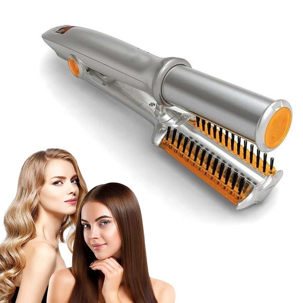 Curling Iron Wand for Hair Curling and Straighting, 2 in1