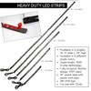 Boogey Lights PGU-HDUTY-WH-60L White Heavy Duty LED Strip, 1 Pack