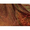 wowfabric4less123 Orange Green Iridescent stretch sequin Lace fabric 50” Width
