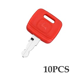 10 Pack RE183935 RE71557 Key Replacement for J-OHN Deere Tractor 2038R 2032R 5320 3120 3320 3720 4210 4320 4510 4710 5045E 5103 5203 7130 7230 8330 7810 9510 and 4730