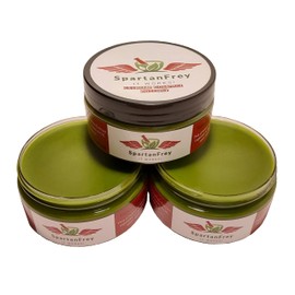 SpartanFrey: A Comfrey Salve/Cream for Topical Support, Skin Care, and Beauty- All Natural and Enough to Last- 8 FL. OZ to be Applied Graciously (2 oz.)