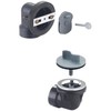 Olympia D-820R-ABS Overflow and Waste Drain Rough-In Kit in Chrome