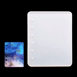 Loose-Leaf Notebook Cover Shaped Resin Molds Rectangle Shaped Silicone Notebooks Molds Epoxy Resin Casting Mold for DIY Handcraft Silicone Mold Epoxy Tools Resin Molds for Jewelry Craft, Size A7