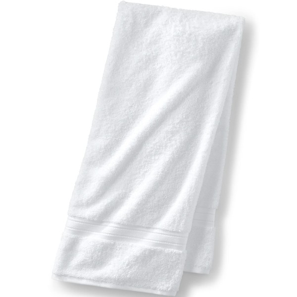 Lands' End Supima Towel White Bath- No SzBath Towel