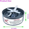 Generic Replacement Extractor Cross Steel 6 Blade Base Fit For