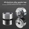 4 Pcs Speaker Feet, Shock Base Pad Spikes, Aluminum Shockproof