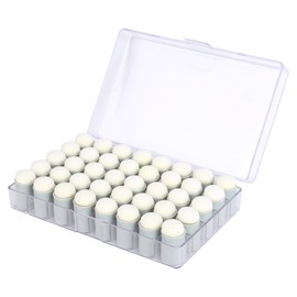 LOONENG - 40 piezas de esponja con estuche de almacenamiento - Esponja para dedos con cabeza de esponja suave, perfecto para pintar, dibujar, plantillas, hacer tarjetas y más