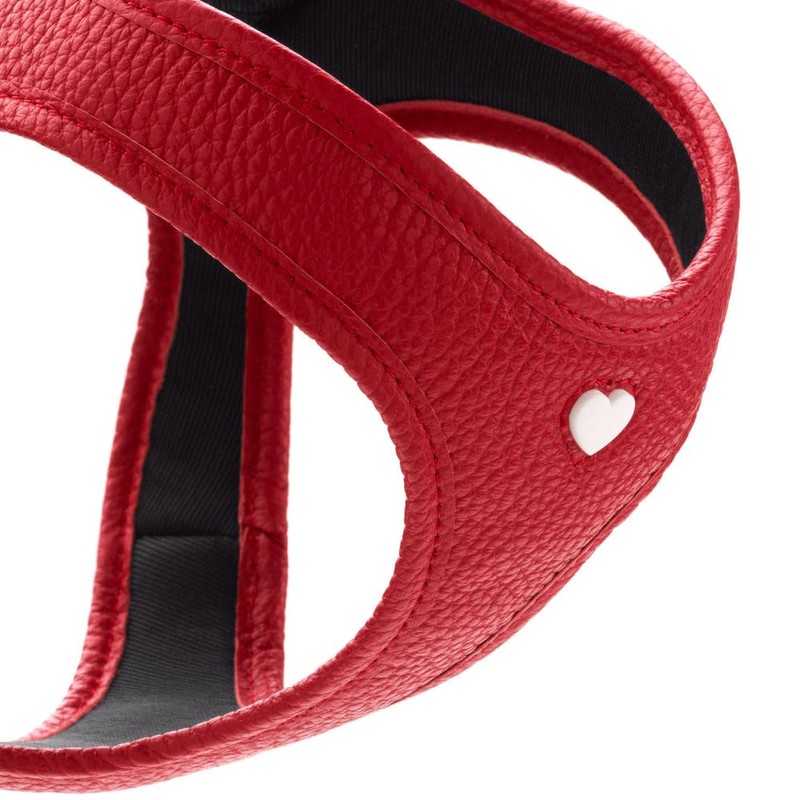 HUNTER Love Dog Harness, Colour: Brown, Soft Cowhide Leather, Breathable