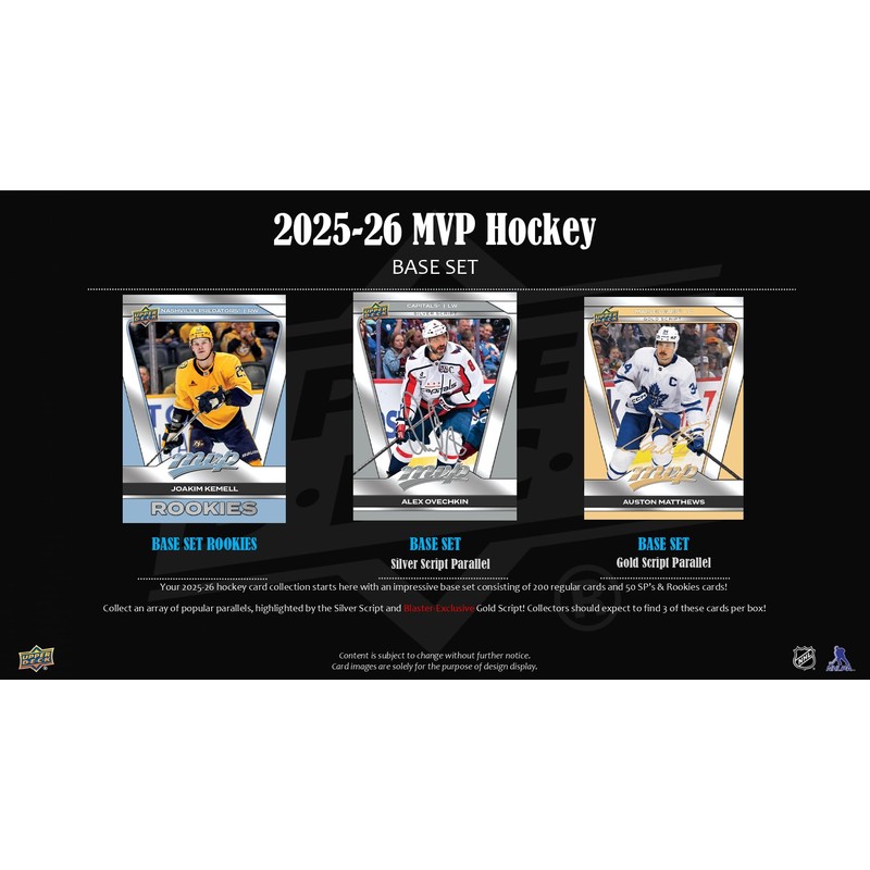 2025-26 Upper Deck MVP Hockey Blaster Box