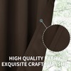 BGment Brown Blackout Curtains 45 Inch Long for Bedroom Kitchen