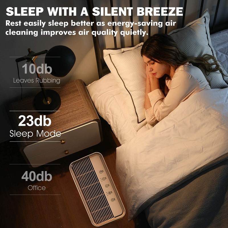 MOOKA H13 True HEPA Air Purifier Replacement Filter With Activated
