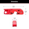 Master Lock Red Electrical Box Circuit Breaker Lockout, Tagout Breaker