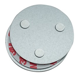 meioro Magnetic Smoke Detector Installation Tool,Quick and Easy Fastening Ceiling Mounted Kit for Smoke Alarm Ø 70mm,No Need Drill 10 Seconds Install Smoke Sensors(5 pcs)