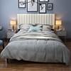 OLALITA Full Size Bed Frame with Headboard, Velvet Upholstered Platform