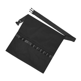 BIUDECO Hairstylist Apron Hair Braiding Tools Brush Bag Hair Supply Bag Hairdressing Apron Hairstylist Bag Barber Bag Barber Tools Storage Bag Hair Cutting Apron for Stylist Black Fabric