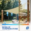 ECOOPTS 12'x16' HDPE Sun Shade Sail Rectangle Canopy Shades for