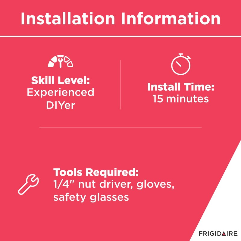 Frigidaire 241798231 Ice Maker Assembly Kit for Refrigerators, White