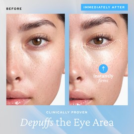 belif Aqua Bomb Cooling Eye Gel - Caffeine & Hyaluronic Acid for Puffiness & Hydration, Niacinamide & Vitamin C for Dark Circles, Adenosine & Collagen for Plumping & Firming, Korean Skin Care