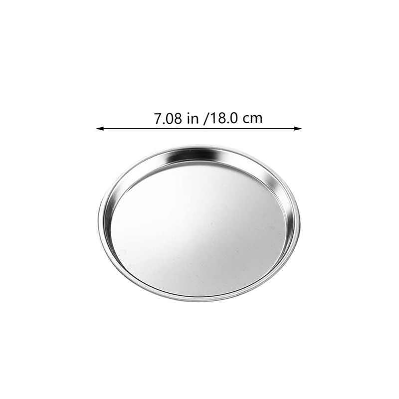 Cabilock Fruit Plate, Stainless Steel Plate, Dinner Plate, Salad Plate,