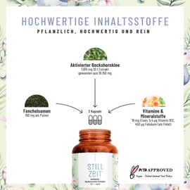 NATURTREU NATURTREU® Bockshornklee Kapseln vegan & aktiviert - Bockshornklee Komplex speziell für stillende Mütter