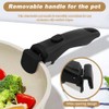 2 Pack Detachable Pot Handle,Replacement Handles for Carote, Pan Handle