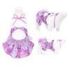 CuteBone One Piece Dog Bikini Swimsuit Dress - Puppy Bathing