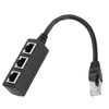RJ45 Ethernet Adapter Cable Extension Function 1 to 3 Port
