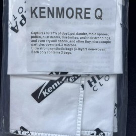 Kenmore Fits Kenmore  Type Q HEPA Cloth-like Vacuum Cleaner Bags  50557- 24 Pack