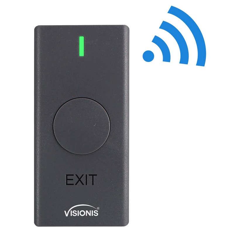 Visionis VIS-3200 Outdoor IP65 Black Access Control Kit with Wireless