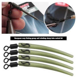 40 Pcs Anti Tangle Sleeve Quick Change Carp Fishing Accessories for Portland Rigs Running Ledgers Platforms