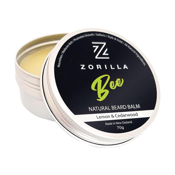Zorilla Natural Beard Balm Cedarwood & Lemon - 70gm