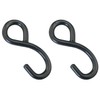 ZZLZX 2PCS Metal S Hooks 25MM/1 inch I.D. 800kg Pull