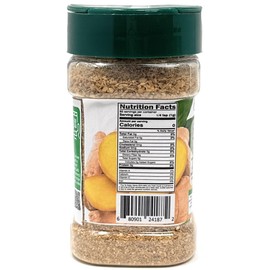 Rani Organic Granulated Ginger (Adarak Granules) 3oz (85g) PET Jar ~ All Natural | Gluten Friendly | Vegan | NON-GMO | Kosher | No Salt or fillers | Indian Origin | USDA Certified Organic