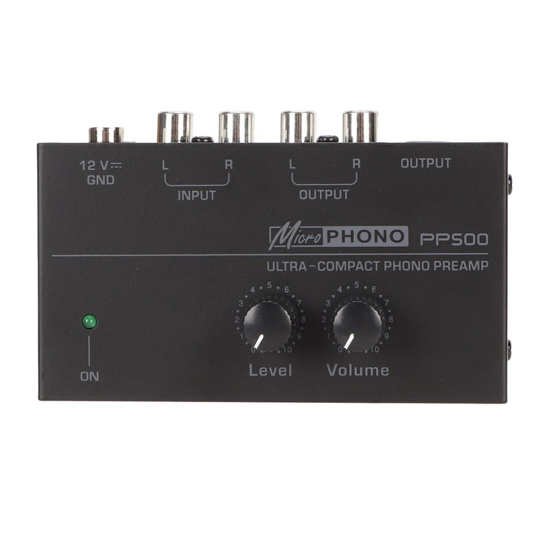 Phono Turntable Preamp Ultra Low Noise Independent Volume Control Phono