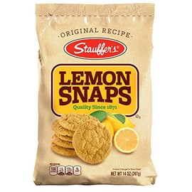 Stauffers Lemon Snaps Bag, 14-Ounce Bags (Pack of 6)
