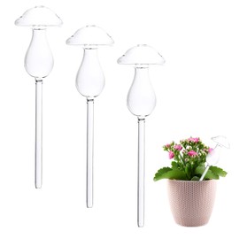 Pack of 3 Automatic Mushroom Watering Device, Plant Watering Ball, Mushroom Shaped Dripper Watering Tools, Automatic Watering System for Plants and Flowers