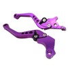 BLUE ELF Purple CNC 6 Position Shorty Brake Clutch Lever