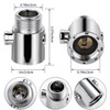 Gasea 3 Packs Shower Head Shut-Off Valve, Control on/Off Shower
