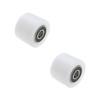 Create Idea 2pcs 6000ZZ Nylon Plastic Roller Bearing Pulley 40x30mm