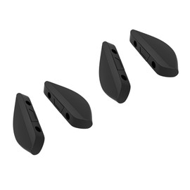 SAUCER Replacement Nose Pieces Pads for Oakley Turbine Rotor OO9307 Sunglass - Black Hard Base Standard